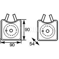 Oljekylare, motor