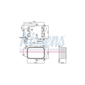 Oljekylare, motor, ford, 2189423, JX6Q6A642AA