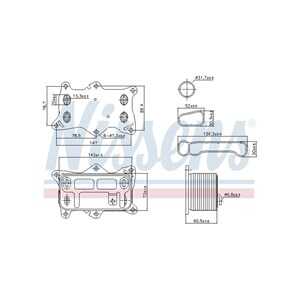 Oljekylare, motor, mercedes-benz, 6541800265, A6541800265