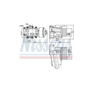 Oljekylare, motor, audi a6 c7, a6 c7 avant, 03L115389E, 03L115389J