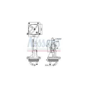 Oljekylare, motor, nissan x-trail ii, 21300JG31A, 21300JG31C, 21300JG32A, 21300JG33A, 21300JG35A, 21300JG36A