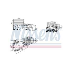 Oljekylare, motor, bmw,mini, 11428580412, 8580412