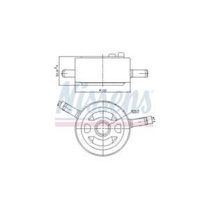 Oljekylare, motor, nissan pathfinder iii, 21305EA21A, 21305EA21B, 21305EA22B, 21305EA23B, 21305EA24B, 21305EA25B