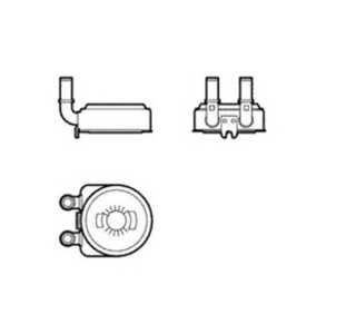 Oljekylare, motor, citroën,peugeot, 1103J2, 1103N0