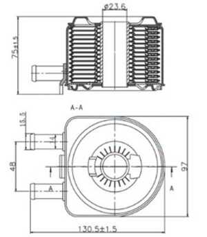 Oljekylare, motor, citroën,fiat,lancia,peugeot, 1103G7, 1103H4, 1103N1, 9637812980, 9650863380