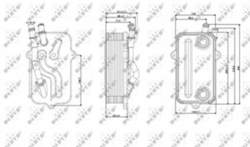 Oljekylare, motor, audi a6 c6, a6 c6 avant, a8 d3, 09E409061, 09E409061A