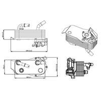 Oljekylare, motor