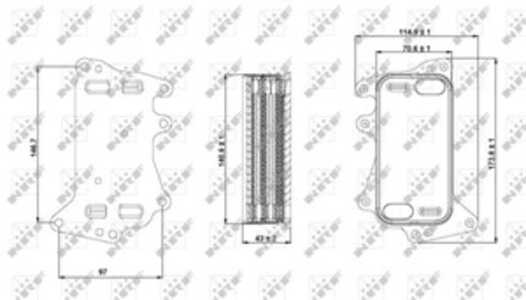 Oljekylare, motor, bmw,peugeot, 11428507627