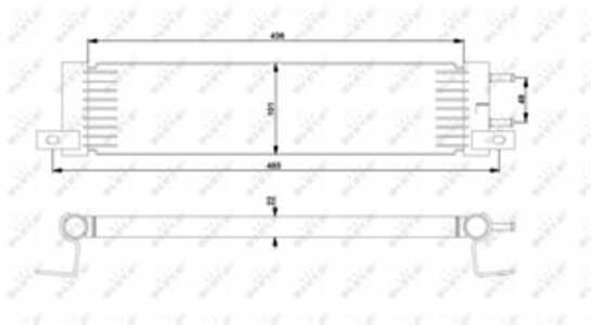 Oljekylare, motor, mercedes-benz m-klass [w163], 1635000202, 30757282, 31251251