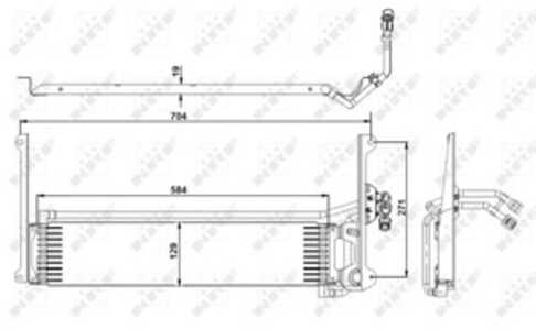 Oljekylare, motor, vw tiguan, tiguan van, 5N0317019A, 5N0317019C