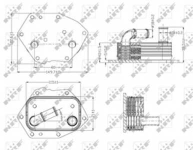 Oljekylare, motor, citroën,fiat,jaguar,lancia,land rover,peugeot, 1103P4, 1103P5, 1451593, 1492022, 6G9Q6L625AB, 6G9Q6L625AC, 9