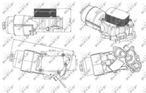 Oljekylare, motor, citroën,peugeot, 1103N9