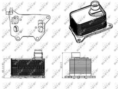 Oljekylare, motor, audi,cupra,seat,skoda,vw, 06L117021C, 06L117021E, 06L117021G