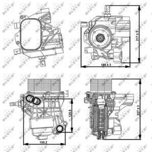 Oljekylare, motor, audi,seat,skoda,vw, 03N115389A, 03N115389B, 03N115389K, 03N117021