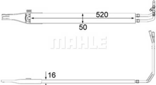 Oljekylare, styrning, mercedes-benz viano [w639], vito / mixto skåp [w639], vito buss [w639], 639 466 35 24, A 639 466 35 24