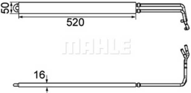 Oljekylare, styrning, opel insignia a, insignia a sedan, insignia a sports tourer, saab 9-5, vauxhall insignia mk i, 0951247, 1