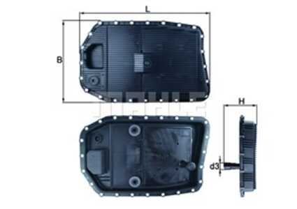 Oljetråg, automatväxellåda, bmw, 2333907, 24117536387, 24117571217, 24152333907, 7536387, 7571217