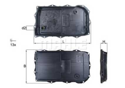 Oljetråg, automatväxellåda, alpina,bmw,jaguar,jeep,land rover,maserati, 24117604960, 24117613253, 24117624192, 24118612901, 760