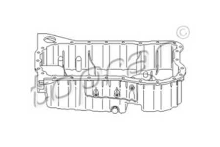 Oljetråg, seat alhambra, leon, vw bora i, bora variant, golf iv, golf variant iv, sharan, 021 103 601L