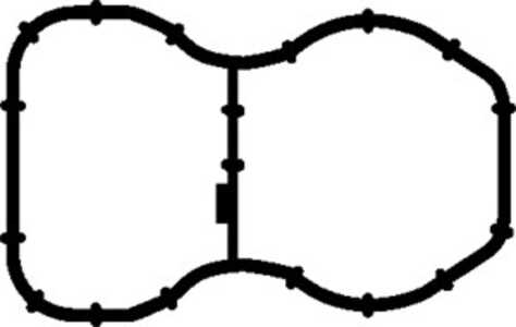 Packning, insugsgrenrör, Cylindriskt huvud, bmw, 11 61 7 807 480