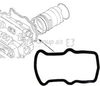 Packning, topplock, vw transporter buss iii, transporter flak/chassi iii, transporter skåp iii, 025101345