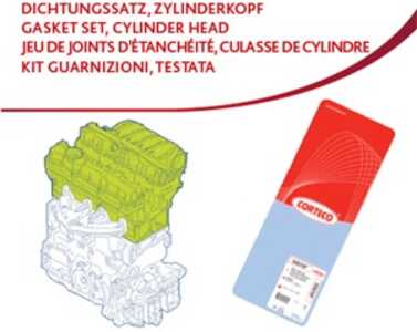 Packningssats, topplock / Sotningssats, ford fiesta iv, focus i, focus sedan i, focus turnier i