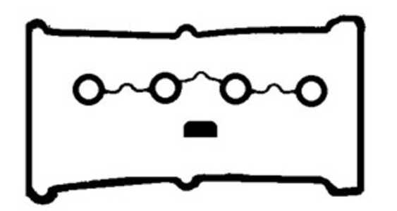 Packningssats, vippkåpa, audi 100 c4 avant, 100 c4 sedan, a6 c4, a6 c4 avant, a8 d2, v8, 77198025