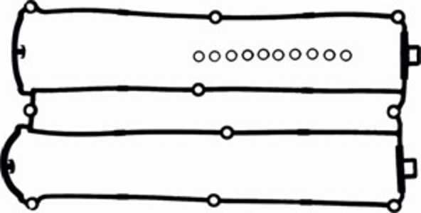 Packningssats, vippkåpa, ford, 1 663 394, 6 759 630 (10x), 928M 6584 C1B, E 853 257 S (10x)