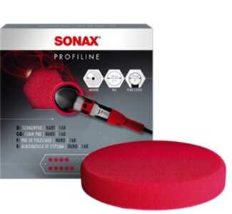 Polertrissa Sonax Polishing sponge red 160 (hard), Universal