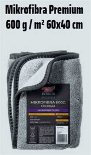 Premium Mikrofiber För Detaljrengöring / Torkning, Universal