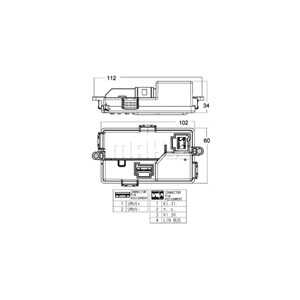 Reglage, kupéfläkt, bmw 5 [f10], 5 gran turismo [f07], 5 touring [f11], 6 cabriolet [f12], 7 [f01, f02, f03, f04], 64 11 9 226 