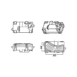 Reglage, kupéfläkt, audi a6 allroad c6, a6 c6, a6 c6 avant, r8, r8 spyder, 4F0 820 521 A, 4F0820521, 4F0820521A