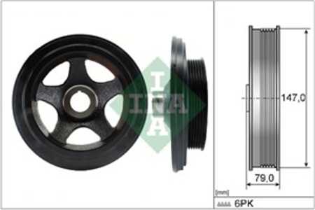 Remskiva, vevaxel, mercedes-benz, 611 030 01 03, 611 030 02 03, 611 030 05 03, 6110300103, 6110300203, 6110300503, 646 030 09 0