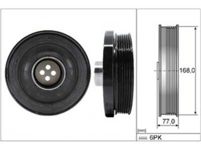 Remskiva, vevaxel, bmw, 11 23 7 797 995, 11 23 7 799 153, 11 23 7 823 191, 11237797995, 11237799153, 11237823191, 7 797 995, 7 