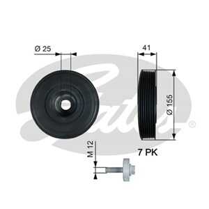 Remskiva, vevaxel, nissan,renault,suzuki, 1230300QBD, 12303AW300, 1261067JG1, 8200268426, 8200297936, 8200376911, 8200457775, 8