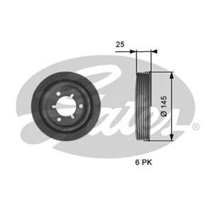 Remskiva, vevaxel, citroën,fiat,peugeot, 0515.P5, 0515.S1, 0515P5, 0515S1, 9655703580