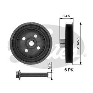 Remskiva, vevaxel, ford, 1079188, 1100051, 1131911, 1198049, 1339469, 1711500, 1S4Q6B319BD, 2M5Q6B319AA, 4M5Q6B319BA, 4M5Q6B319