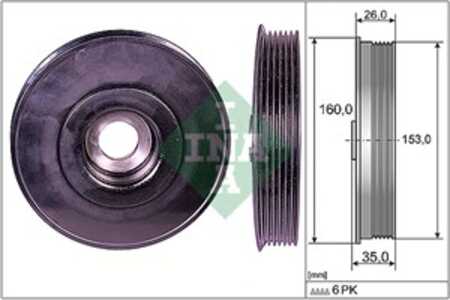 Remskiva, vevaxel, citroën,ford,mazda,mini,peugeot,volvo, 0515 R0, 0515 V0, 0515.P8, 0515.T0, 0515.TO, 0515.V4, 0515.V7, 0515.V