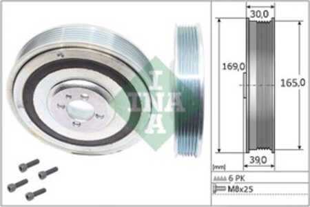 Remskivesats, vevaxel, alfa romeo,cadillac,fiat,lancia,opel,saab,vauxhall, 46447843, 46544612, 55196301, 55208280, 56 14 445, 5