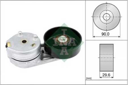 Remsträckare, Drivrem, land rover discovery iv, discovery van iv, range rover sport i, C2 C36 145, C2C36145, JD E11 364, JDE113