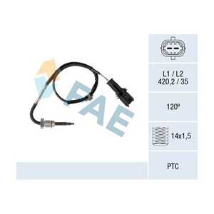 Sensor, avgastemperatur, Bak, chevrolet,opel,vauxhall, 1247634, 55496933, 55591173