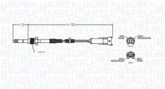 Sensor, avgastemperatur, cadillac,opel,saab,vauxhall, 55190616, 55355404, 5855410, 855410