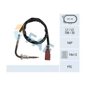 Sensor, avgastemperatur, , vw, 03L 906 088 DH, 03L 906 088 EF