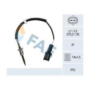 Sensor, avgastemperatur, , opel,saab, 0855410, 55190616, 55355404, 5855410