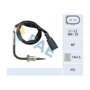 Sensor, avgastemperatur, , audi,seat,skoda,vw, 04L 906 088 K