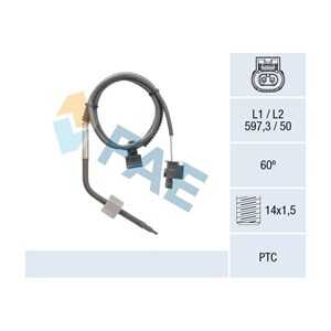 Sensor, avgastemperatur, , mercedes-benz a-klass [w169], b-klass sports tourer [w245], 005 153 91 28, 007 153 09 28, 007 153 89