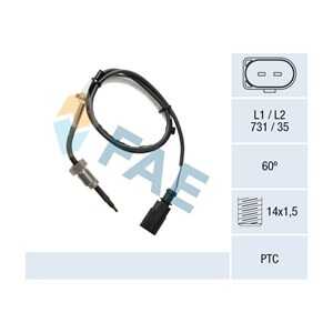 Sensor, avgastemperatur, , seat,skoda,vw, 045 906 088 H, 045 906 088 J