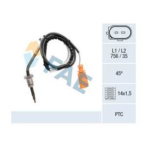 Sensor, avgastemperatur, , seat,skoda,vw, 045 906 088 F