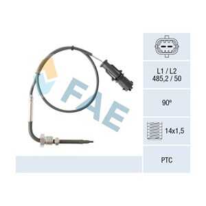 Sensor, avgastemperatur, , alfa romeo,citroën,fiat,peugeot, 16 095 205 80, 16.095.205.80, 1618 SA, 1618.SA, 51799538, 51825680,