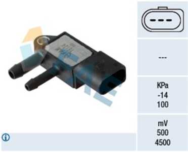 Sensor, avgastryck, Avgasrör till ljuddämpare, audi,seat,skoda,vw, 059 906 051 C